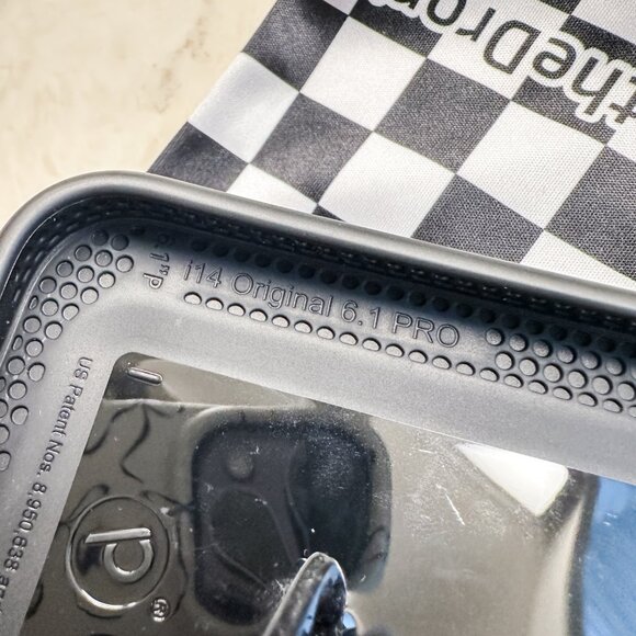 Loopy Case Black and White Checkered Phone Case - Picture 5 of 5